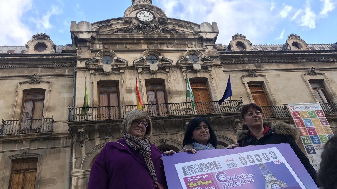 El reloj de la Diputación ilustrará un cupón de la ONCE
