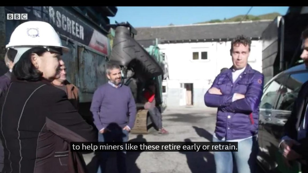 La BBC se centra en León para el estreno de su documental sobre el futuro de la minería