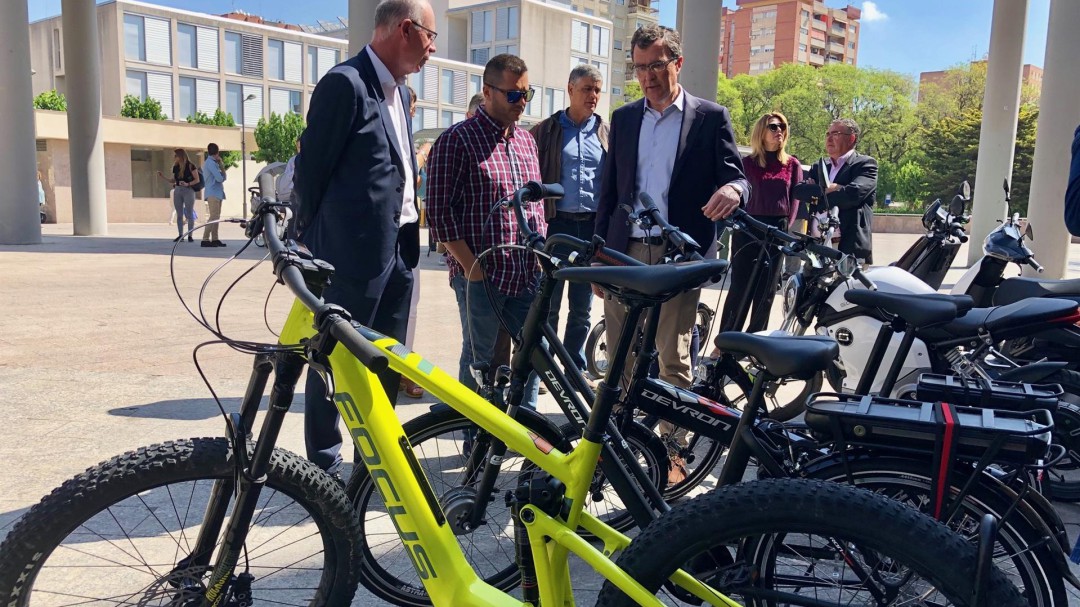 Bicicletas eléctricas y puntos de recarga llegarán por primera vez a Murcia