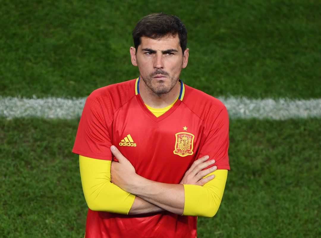 Iker Casillas, durante un partido con la selección Iker Casillas, durante un partido con la selección