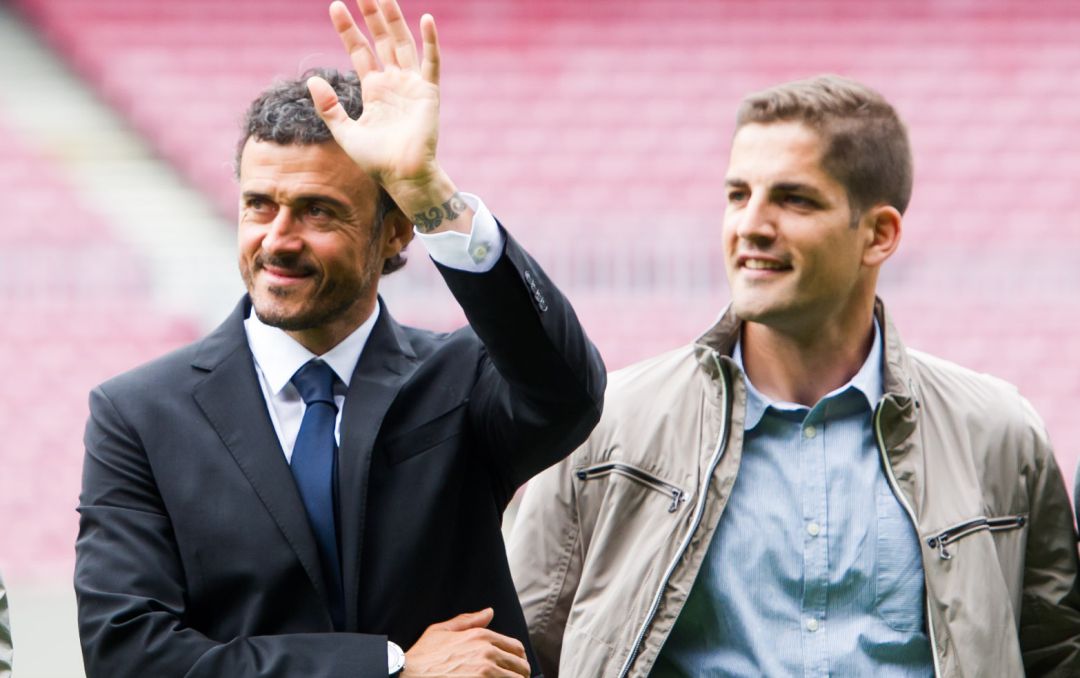 Luis Enrique y Robert Moreno Luis Enrique y Robert Moreno