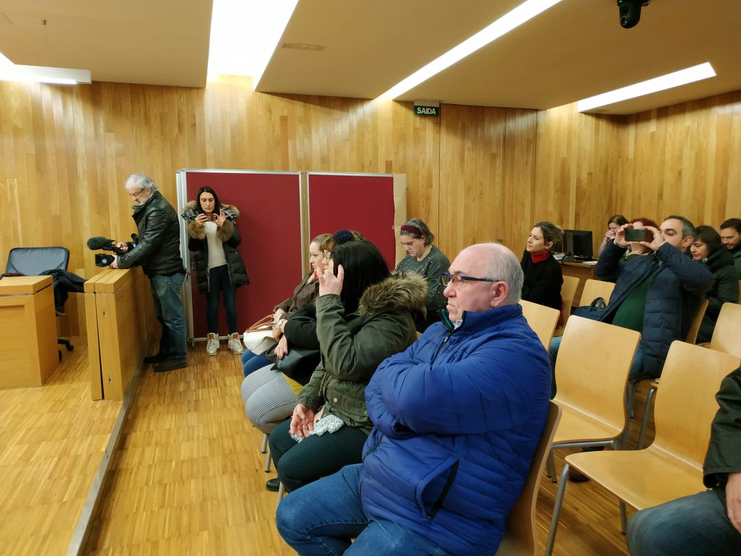 Los procesados durante el juicio Los procesados durante el juicio