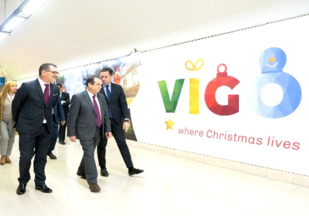Vigo ya promociona su Navidad por media España y Portugal