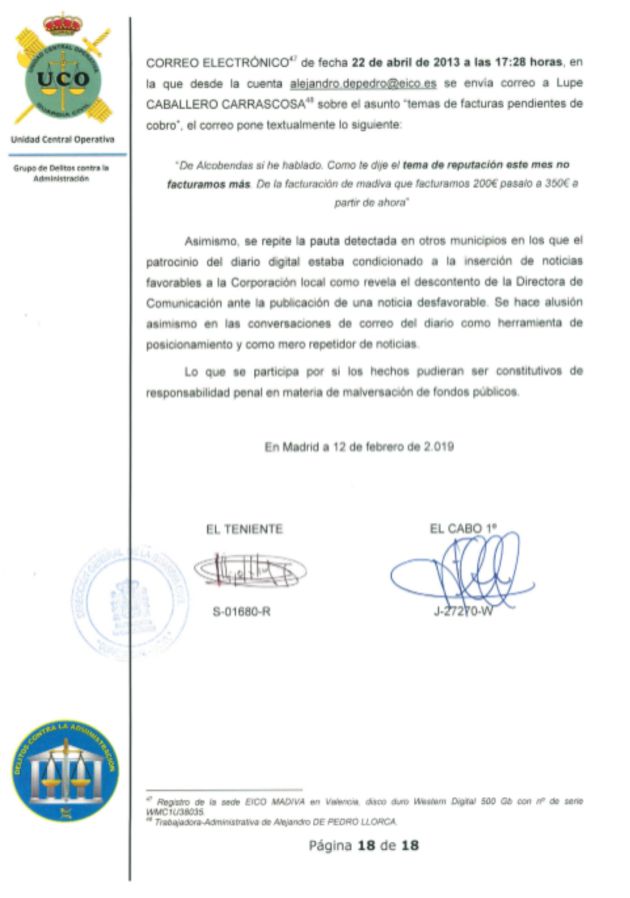 Página 18 del informe Página 18 del informe