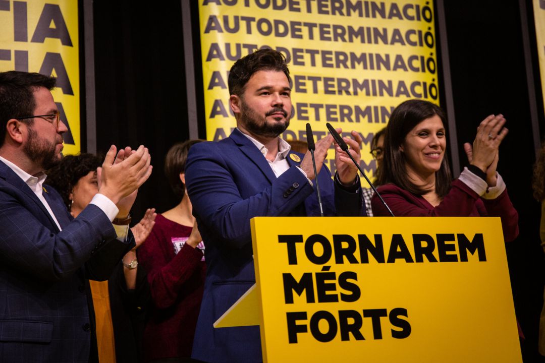 El diputado al Congreso de los Diputados por ERC, Gabriel Rufian. El diputado al Congreso de los Diputados por ERC, Gabriel Rufian.