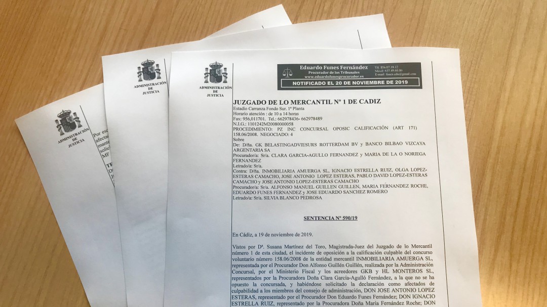 El Juez declara lícita la solicitud de concurso de acreedores presentada por JALE