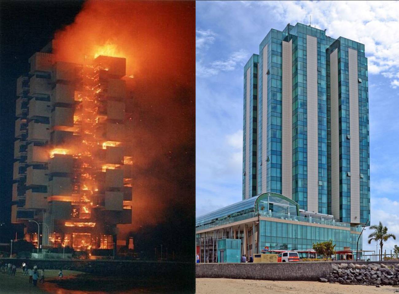 Hace 25 Anos Un Espectacular Incendio Devoro El Gran Hotel De Arrecife Ser Lanzarote Cadena Ser