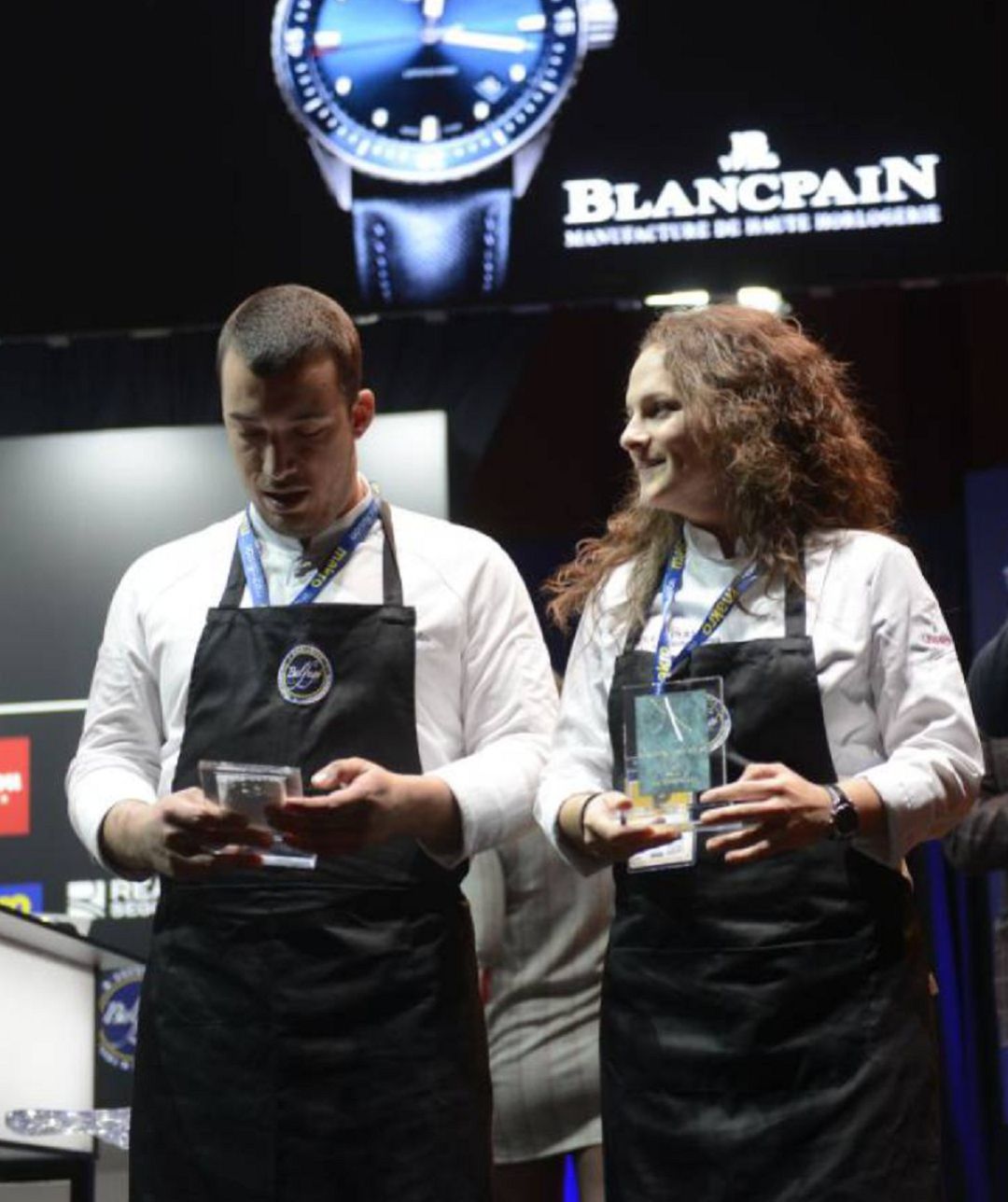 Los chefs Borja Susilla y Clara Puig, del restaurante Tula, en Madrid Fusion 2019. Los chefs Borja Susilla y Clara Puig, del restaurante Tula, en Madrid Fusion 2019.