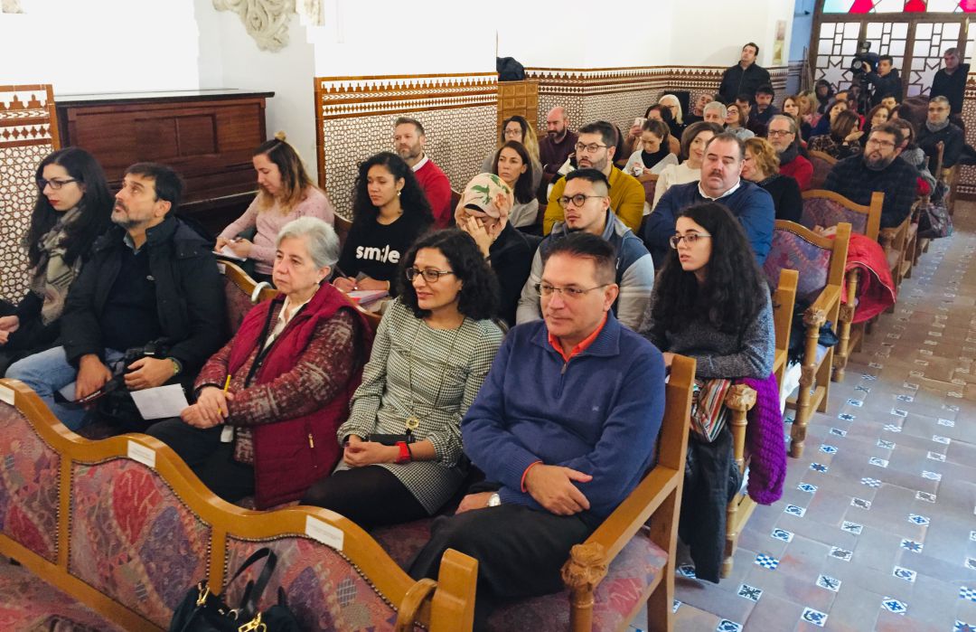 Este jueves se ha producido una jornada de puertas abiertas del Centro de Menores 'Carmen de Michelena' que ha comenzado con un encuentro en el Salón Mudéjar Este jueves se ha producido una jornada de puertas abiertas del Centro de Menores 'Carmen de Michelena' que ha comenzado con un encuentro en el Salón Mudéjar