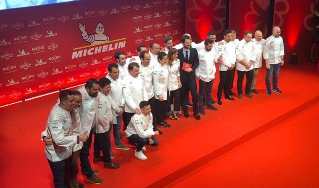 Los premiados en la gala Michelin Los premiados en la gala Michelin