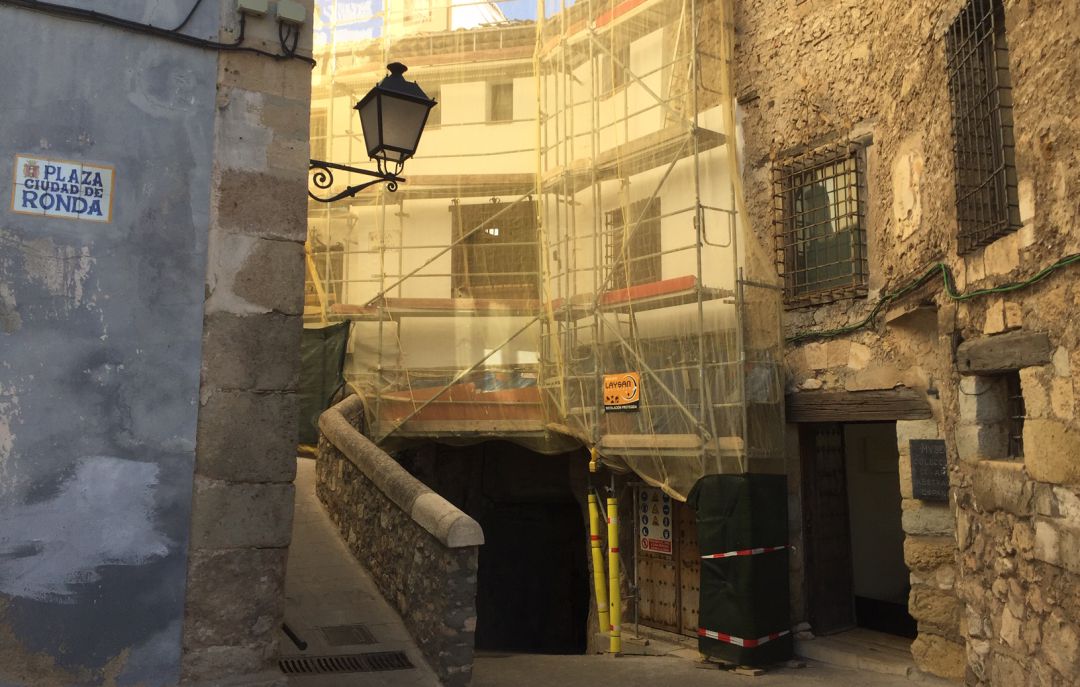 Obras de las Casas Colgadas el pasado mes de octubre Obras de las Casas Colgadas el pasado mes de octubre