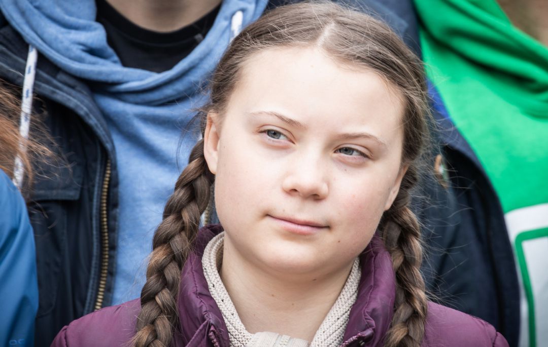 La activista sueca, Greta Thunberg, en una concentración de 'Fridays for Future'. La activista sueca, Greta Thunberg, en una concentración de 'Fridays for Future'.