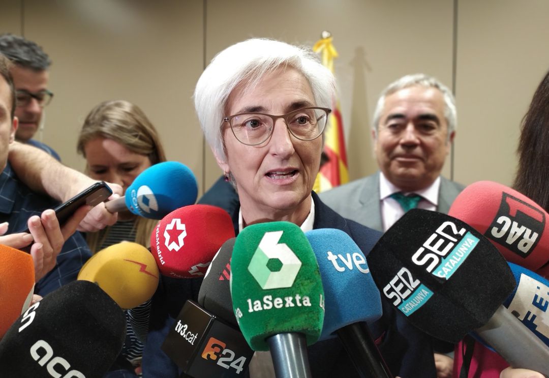 La fiscal general del Estado, María José Segarra, en la Ciudad de la Justicia de Barcelona La fiscal general del Estado, María José Segarra, en la Ciudad de la Justicia de Barcelona