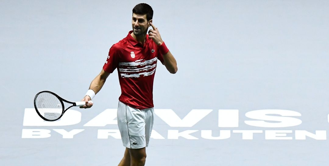 Novak Djokovic, en la Copa Davis Novak Djokovic, en la Copa Davis
