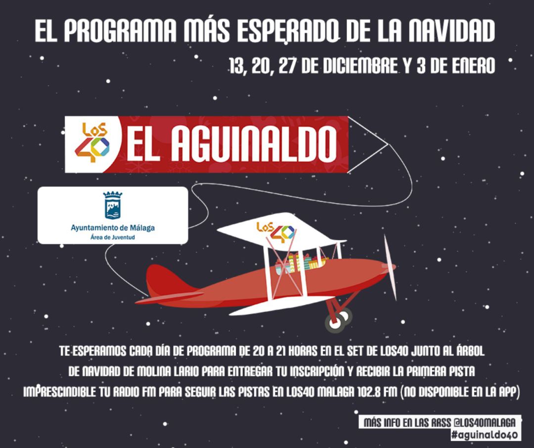 ¡Vuelve 'El Aguinaldo' de Los 40! ¡Vuelve 'El Aguinaldo' de Los 40!