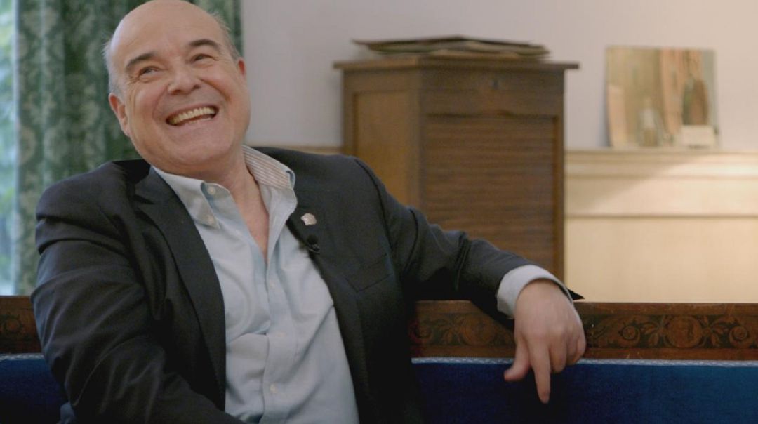 Antonio Resines, en un momento del documental Antonio Resines, en un momento del documental