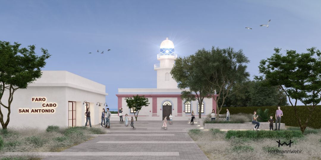 La rehabilitación del faro del Cap de Sant Antoni costará un millón de euros La rehabilitación del faro del Cap de Sant Antoni costará un millón de euros