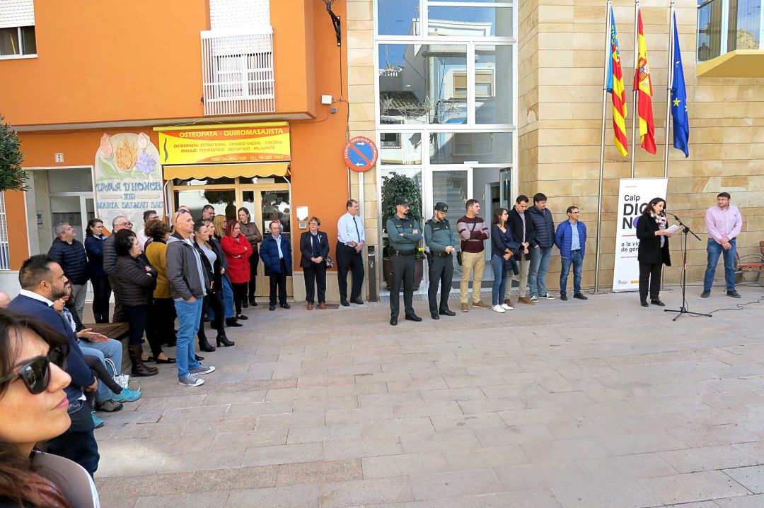 Acto 25N en Calp Acto 25N en Calp