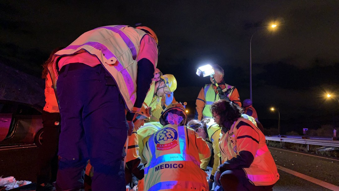 Un policía nacional, presunto responsable del accidente mortal de la M-45