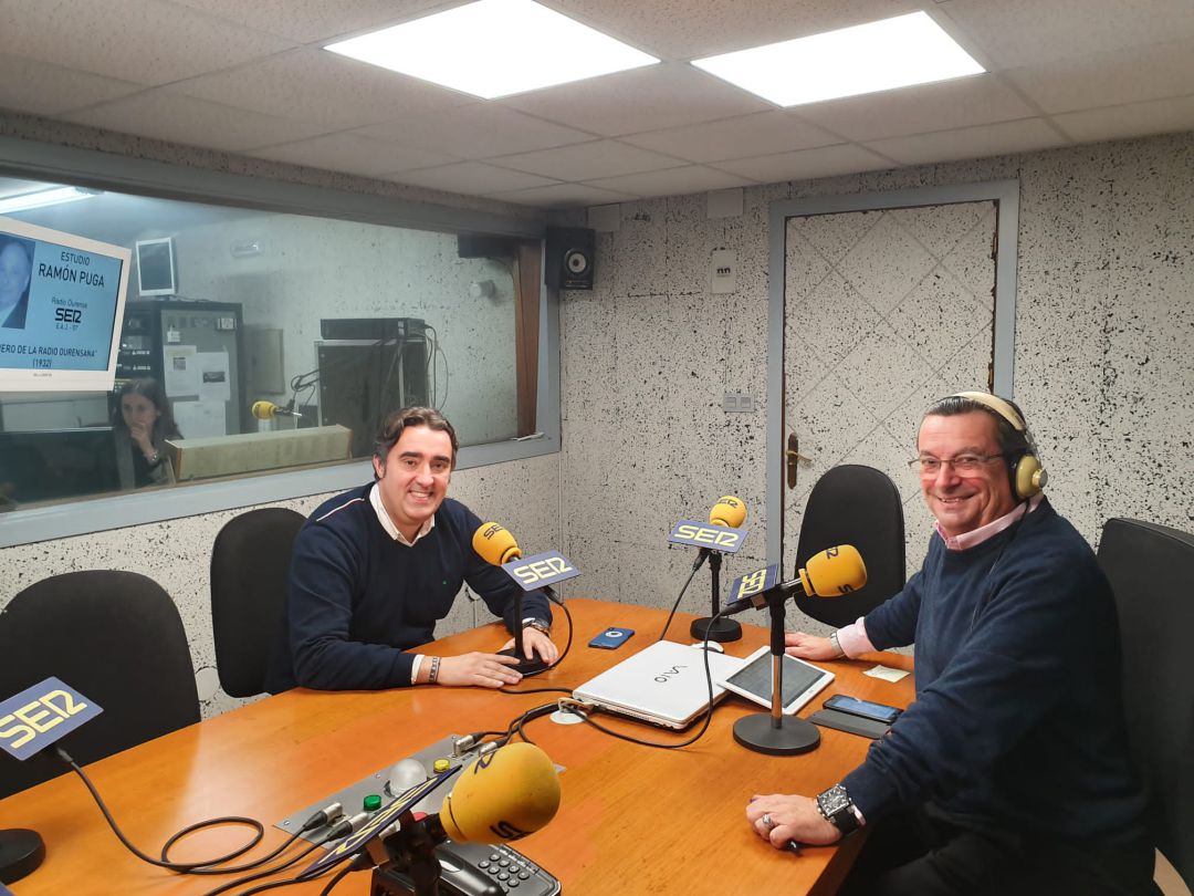 El teniente alcalde de Ourense, Jorge Pumar, en Radio Ourense El teniente alcalde de Ourense, Jorge Pumar, en Radio Ourense