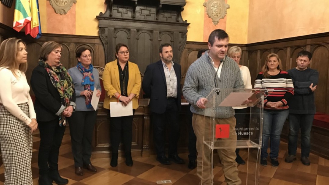 Vox apoya en Huesca el manifiesto de
condena a la violencia machista