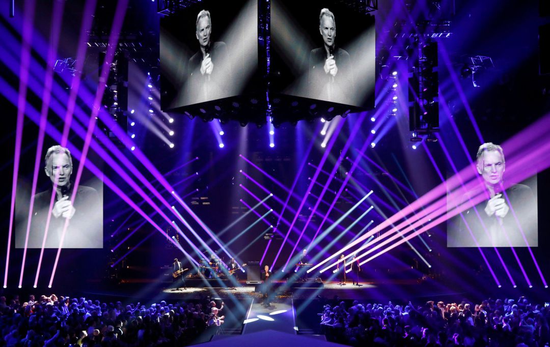 Sting, durante la entrega de los International Music Award celebrada en Berlin, Sting, durante la entrega de los International Music Award celebrada en Berlin,