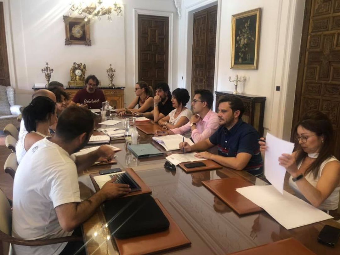 Comsión de Hacienda del Ayuntamiento del Zamora el pasado mes de julio Comsión de Hacienda del Ayuntamiento del Zamora el pasado mes de julio