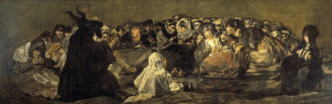 El Aquelarre, pintura negra de Francisco de Goya. El Aquelarre, pintura negra de Francisco de Goya.