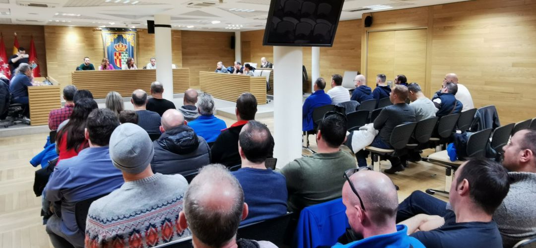Parte de los trabajadores de Flex se han reunido con el gobierno de Getafe Parte de los trabajadores de Flex se han reunido con el gobierno de Getafe