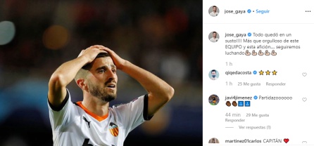 Gayà compartió un mensaje tranquilizador a su afición Gayà compartió un mensaje tranquilizador a su afición