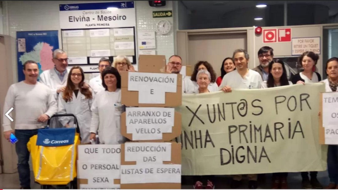 Los médicos y pediatras de atención primaria vuelven a la huelga en Galicia