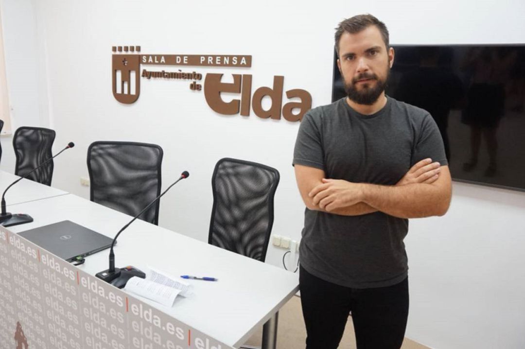 Javier Rivera, portavoz de IU Elda Javier Rivera, portavoz de IU Elda