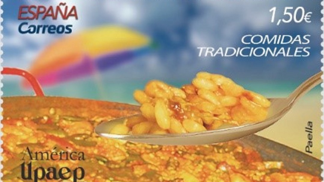 Ya puedes 'enriquecer' tus cartas con el nuevo sello de Correos que homenajea la paella valenciana