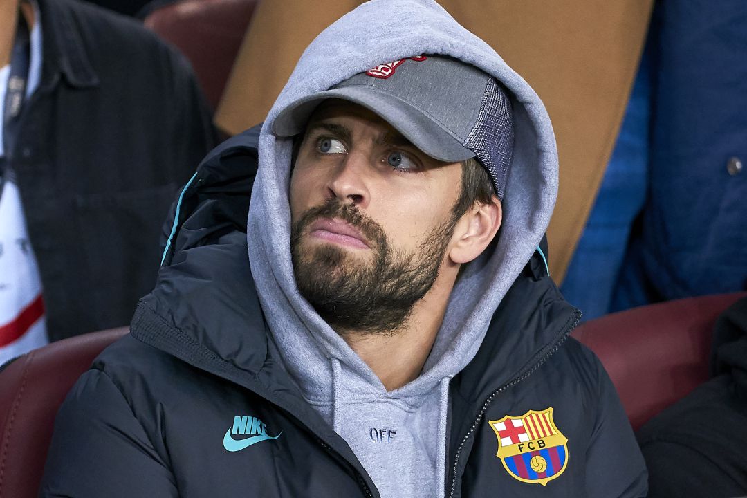 Piqué en el partido frente al Dortmund Piqué en el partido frente al Dortmund