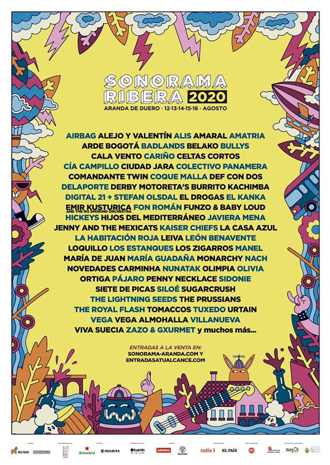 El Kanka, Nach y Kaiser Chiefs se vienen a Sonorama Ribera El Kanka, Nach y Kaiser Chiefs se vienen a Sonorama Ribera