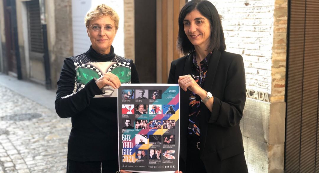 Maria Antonia Rodríguez, gerente de la OSN y Merche Añón Concejal de Cultura de Tudela Maria Antonia Rodríguez, gerente de la OSN y Merche Añón Concejal de Cultura de Tudela