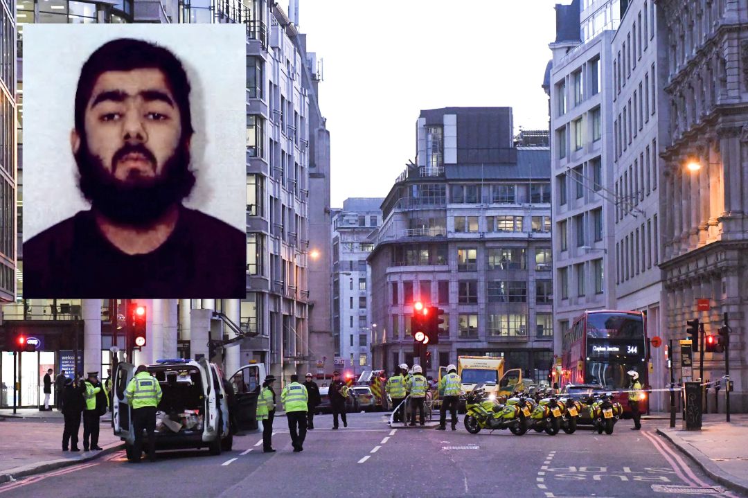 Imagen de Usman Khan, autor del ataque en Londres Imagen de Usman Khan, autor del ataque en Londres