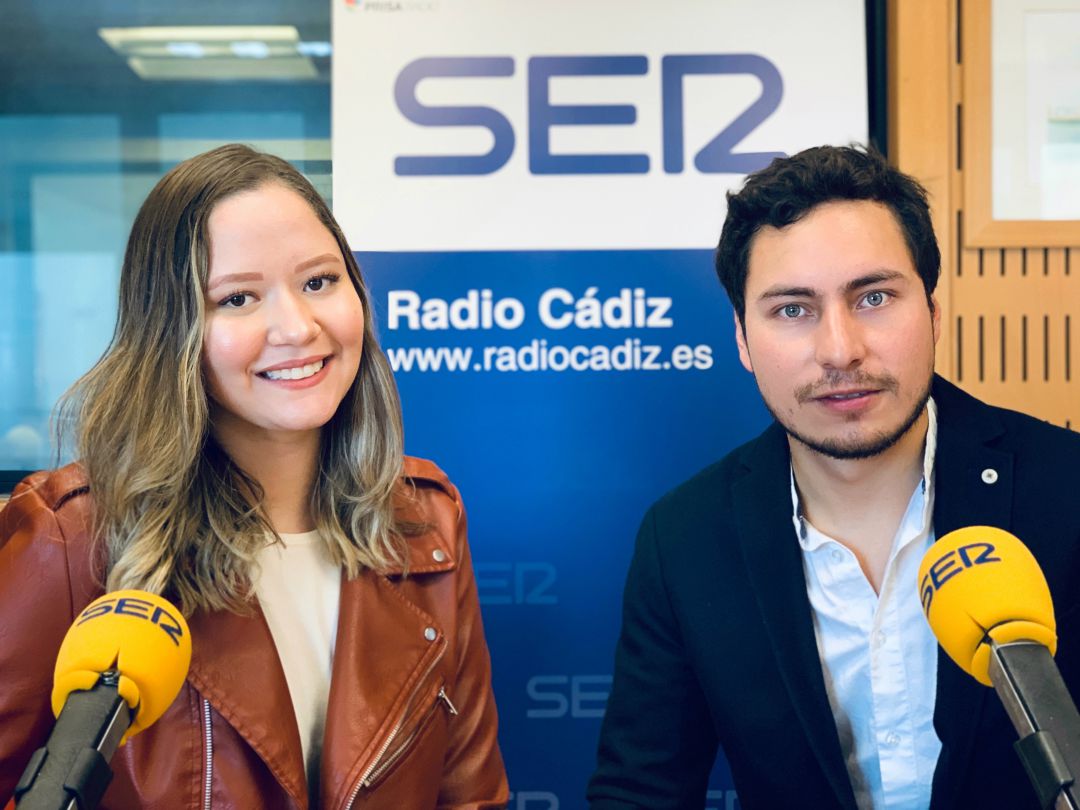 Valetina Vergara, de Colombia, y Juan Daniel Carrasco, de Ecuador, alumnos del Master Up de la UCA presenta sus proyectos en Radio Cádiz Valetina Vergara, de Colombia, y Juan Daniel Carrasco, de Ecuador, alumnos del Master Up de la UCA presenta sus proyectos en Radio Cádiz