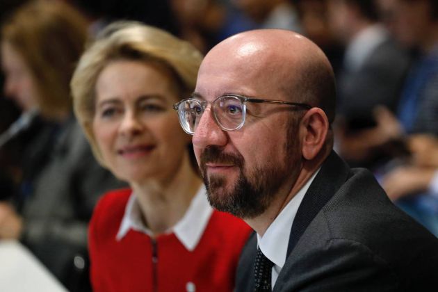 El presidente del Consejo Europeo, Charles Michel, y la presidenta de la Comisión Europea, Ursula von der Leyen. El presidente del Consejo Europeo, Charles Michel, y la presidenta de la Comisión Europea, Ursula von der Leyen.