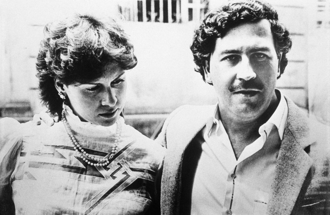 Pablo Escobar y su mujer Maria Victoria Pablo Escobar y su mujer Maria Victoria