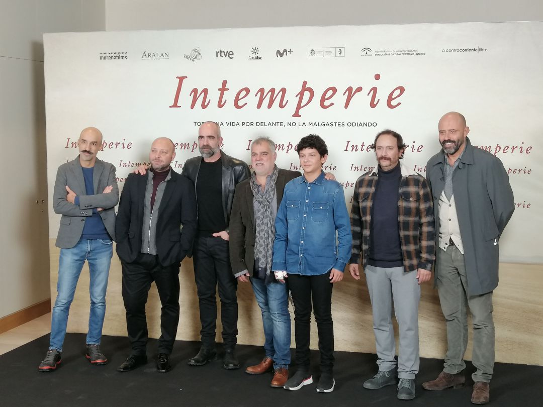 Luis Callejo en la presentación de la película Intemperie Luis Callejo en la presentación de la película Intemperie