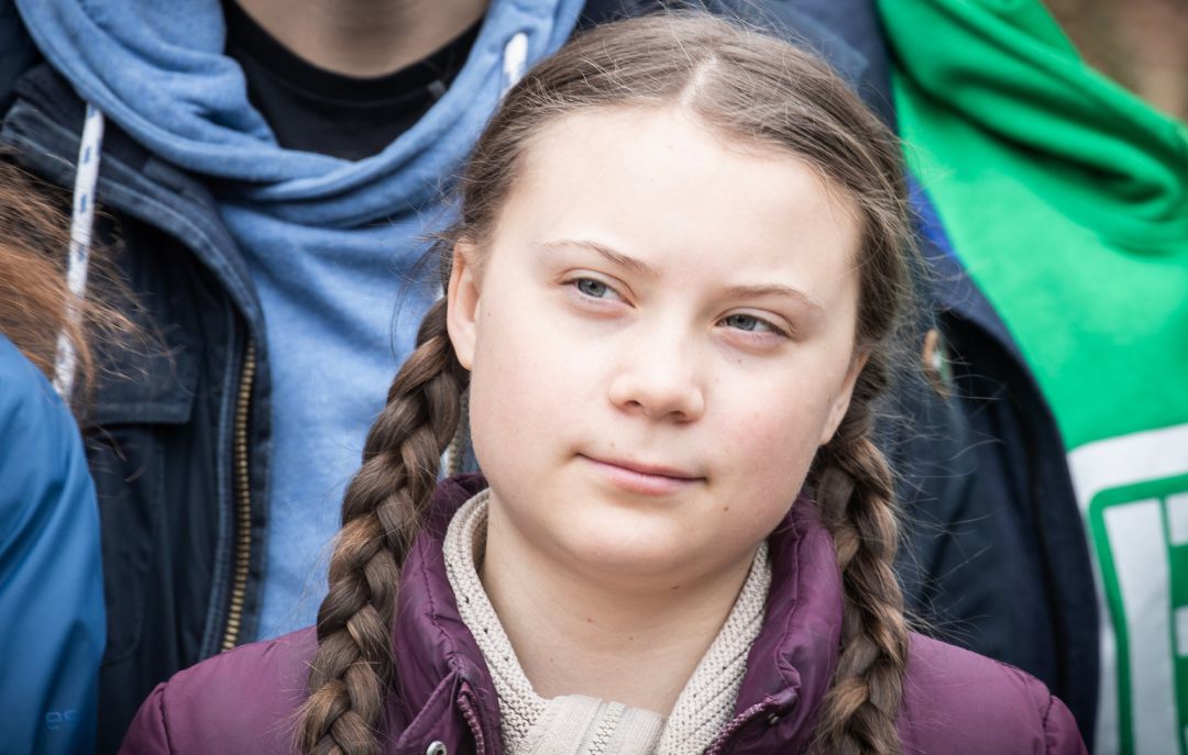 La activista Greta Thunberg. La activista Greta Thunberg.