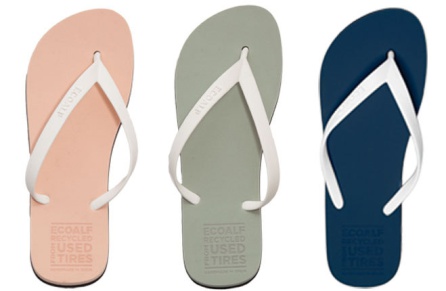 Las chanclas creadas a base de neumáticos Las chanclas creadas a base de neumáticos