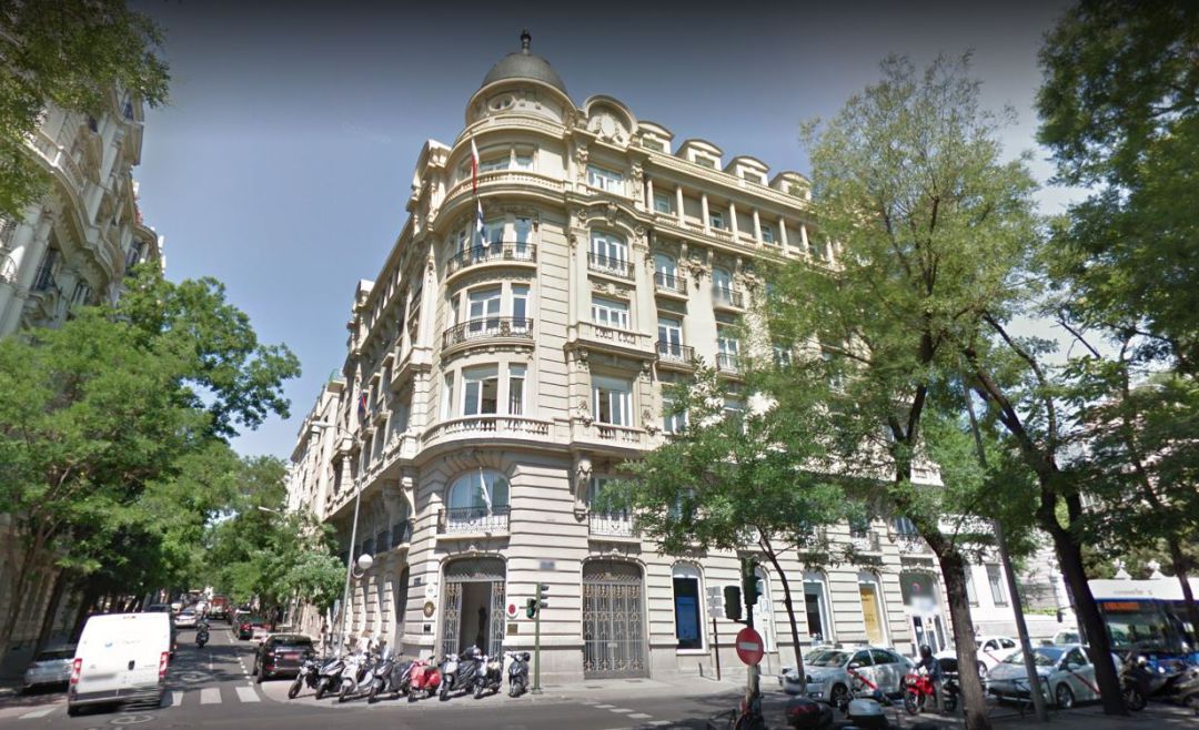 Edificio de la embajada de Finlandia, en la Castellana. Edificio de la embajada de Finlandia, en la Castellana.