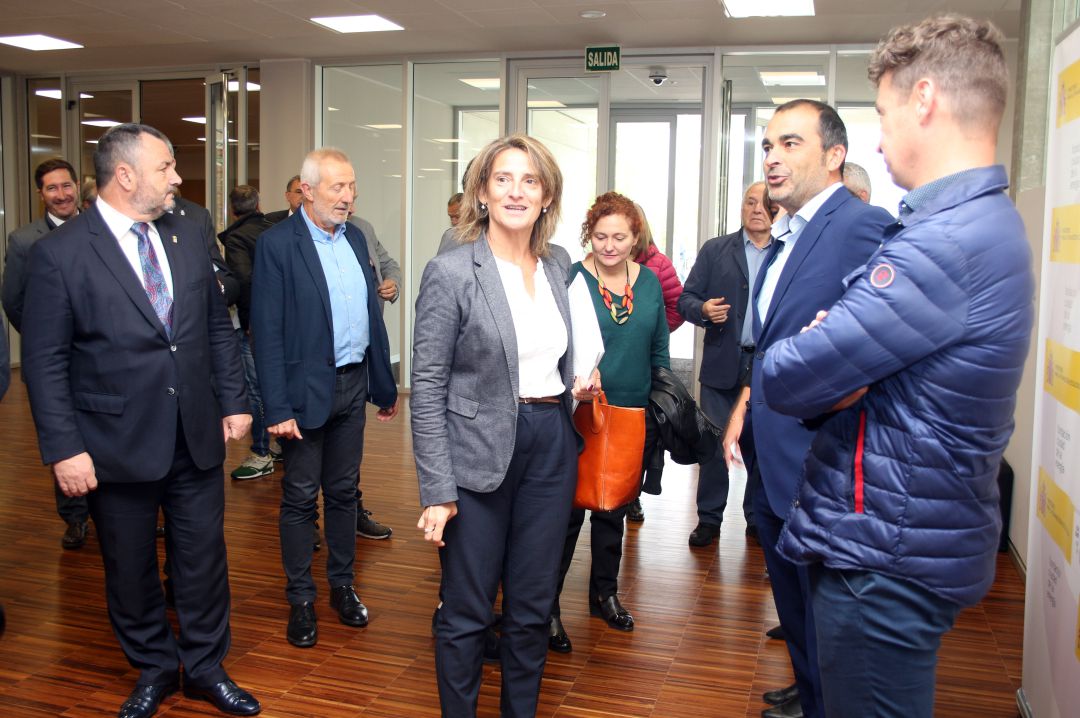 La ministra de Transición Ecológica en su visita a la Ciuden en el Bierzo La ministra de Transición Ecológica en su visita a la Ciuden en el Bierzo