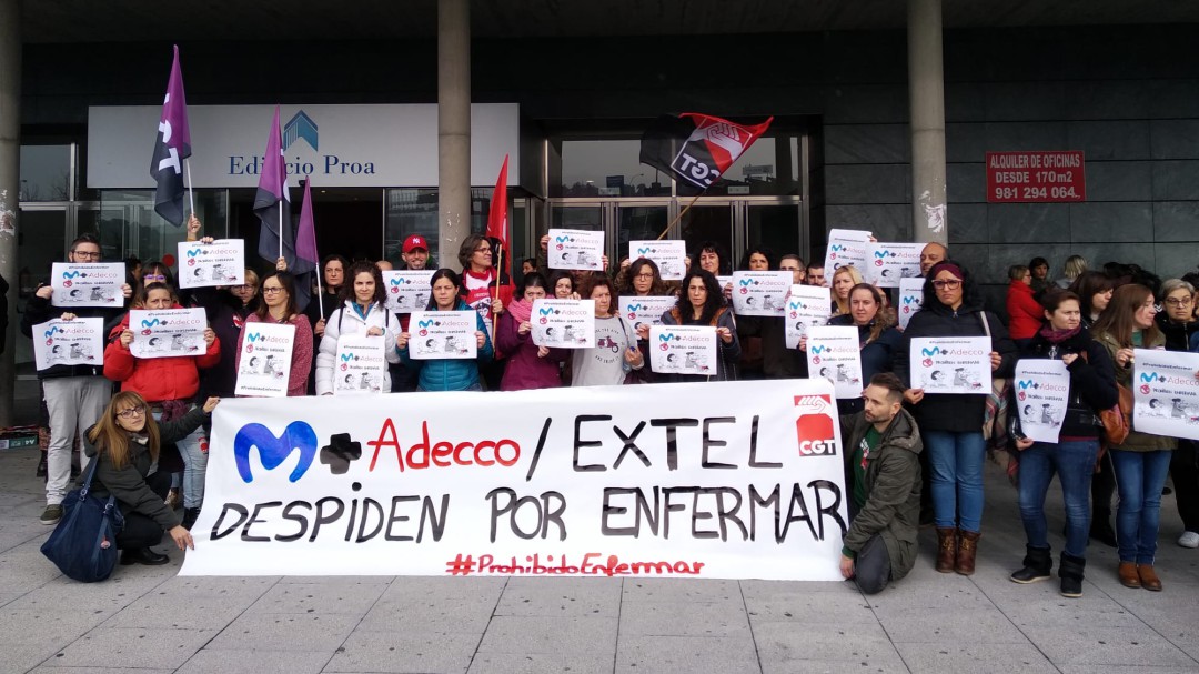 La CGT convoca huelga de 24 horas en Extel en protesta por los despidos "por enfermar"