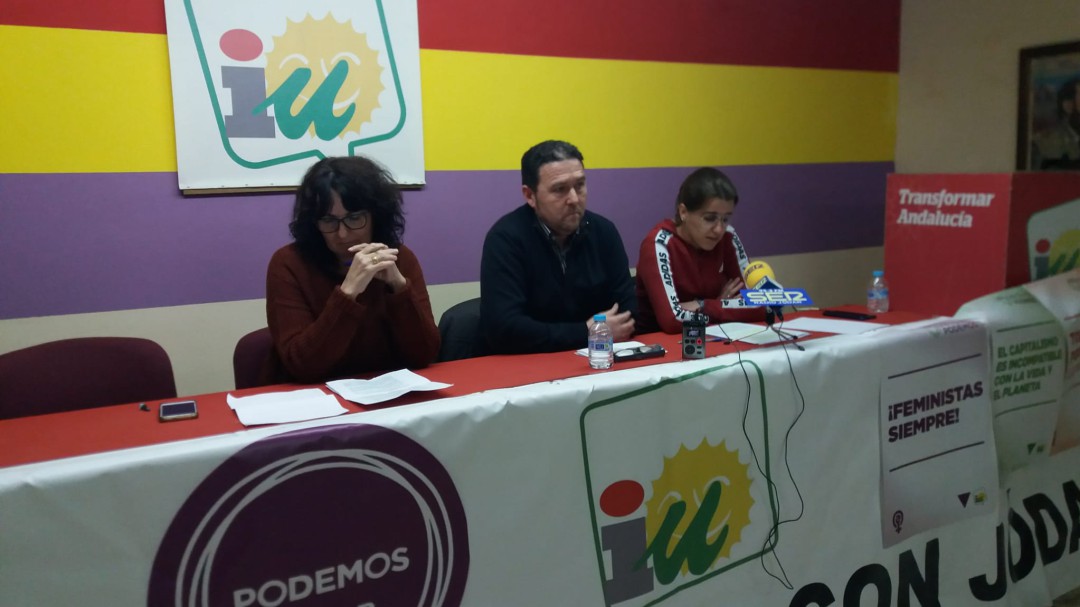 IU y Podemos responden a las declaraciones de alcaldesa y concejal Hidalgo en el último pleno