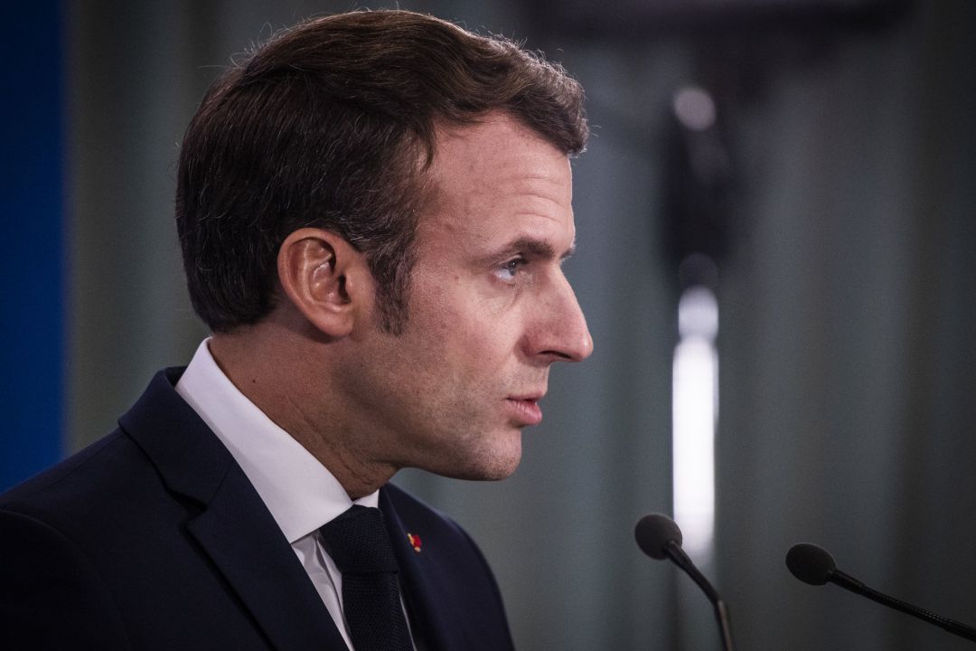 El presidente de Francia, Emmanuel Macron El presidente de Francia, Emmanuel Macron