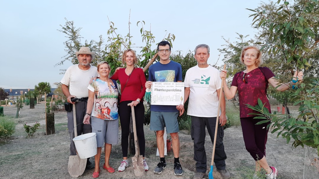 Luis: "En el Bosque de Barajas hemos plantado más de 1.200 árboles"