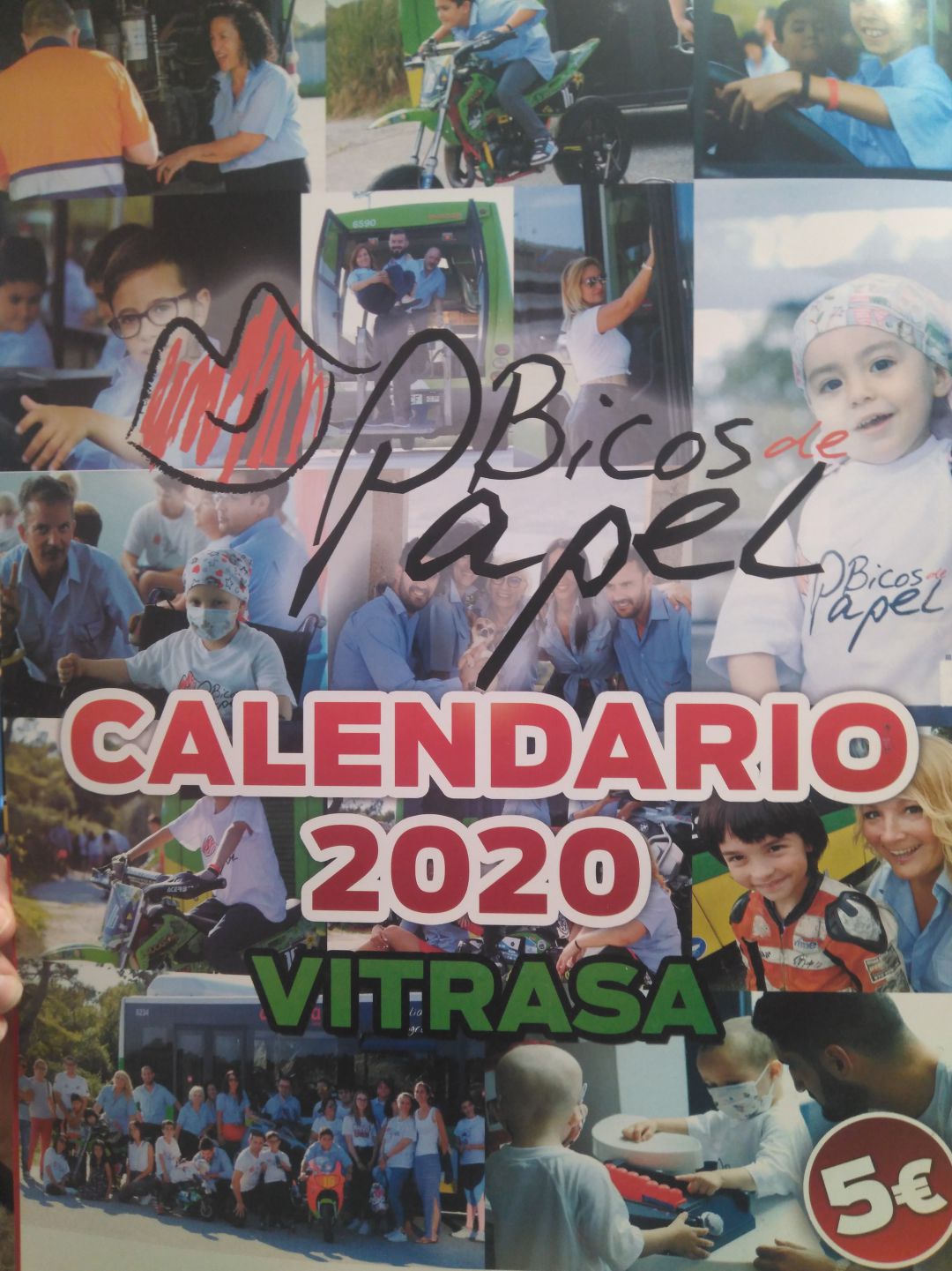 Portada del calendario de Vitrasa Portada del calendario de Vitrasa
